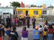 LA SSPQROO EN COORDINACIÓN CON LA PMP DE OPB TRABAJA CON EL COMITÉ CIUDADANO DEL FRACCIONAMIENTO CARIBE