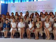 GABRIELA REJÓN DE JOAQUÍN TOMA LA PROTESTA DE LEY AL VOLUNTARIADO DEL DIF BACALAR QUE PRESIDE LA SEÑORA ELISA GAMBOA DE ZETINA