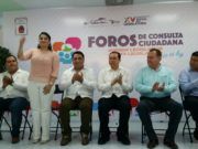 INICIAN FOROS DE CONSULTA CIUDADANA PARA INTEGRAR UNA AGENDA INCLUYENTE
