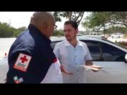 ¡CUMPLE! EL DIPUTADO JUAN CARLOS PEREYRA; ENTREGA SUS VALES DE GASOLINA A LA CRUZ ROJA