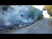 BOMBEROS DE BACALAR APAGAN INCENDIO EN LAS INMEDIACIONES DEL BALNEARIO «COCALITOS»