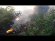 BOMBEROS DE BACALAR SOFOCAN INCENDIO EN LAS INMEDIACIONES DE LA UPB