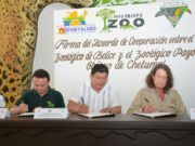 FIRMAN CONVENIO ZOOLÓGICOS DE OPB Y BELICE PARA PRESERVAR ESPECIES DE LA REGIÓN