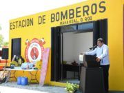 INAUGURA LUIS TORRES ESTACIÓN DE BOMBEROS EN MAHAHUAL