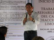 ENCABEZA ALEXANDER ZETINA BANDERAZO DE OBRA DEL CAMINO CHACCHOBEN – LIMONES
