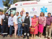 Bacalar | Entrega Alexander Zetina ambulancia totalmente equipada al Grupo de Rescate y Emergencias Médicas