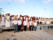 PM | Contraen matrimonio 26 parejas en las bodas colectivas celebras en Puerto Morelos