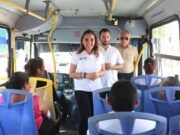 BJ | Vigila Mara Lezama medidas sanitarias en transporte público; se busca evitar el sobrecupo