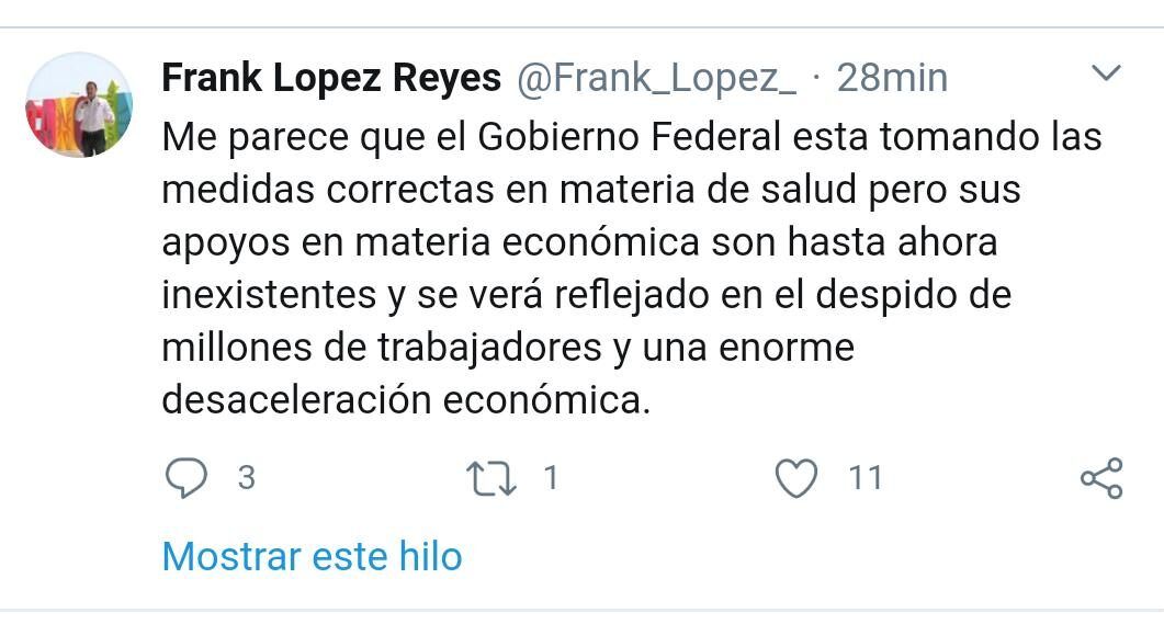 2020-03-31 Tweet Frank López