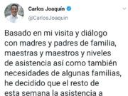 Será opcional acudir a clases de miércoles a viernes: CJ| Vacaciones adelantadas comienzan este 20 de marzo