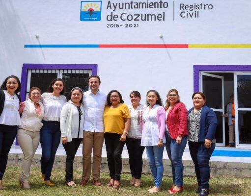 Inaugura Pedro Joaquín oficina del Registro Civil