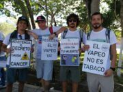 BJ | Se manifiestan a las afueras del Poder Judicial de la Federación en Cancún a favor del “vapeo”