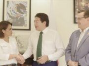 Reyna Durán muestra el apoyo de Mario Delgado, principal candidato a dirigir MORENA