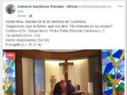 Ante COVID-19 Iglesia católica oficia su primera misa en línea