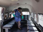 Cozumel | Desinfección de unidades del transporte público son parte de las medidas sanitarias para proteger a la gente