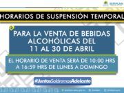 A partir de hoy, nuevo horario en Quintana Roo para venta de bebidas alcohólicas: de 10 a 17 horas