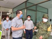 Recorre gobernador Hospital Comunitario de Tulum, habilitado para atención de COVID-19