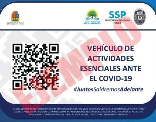 Secretaría de Seguridad Pública ofrece tarjetones para que vehículos pasen filtros sanitarios