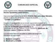 Sindicatos de taxistas van por los créditos a la mano que ofrece el Gobierno