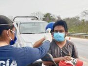Bacalar | Se establecieron filtros policiacos para evitar contagio de Covid-19 en el municipio