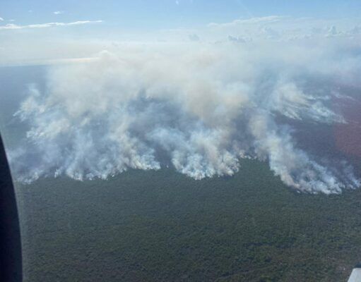 Con helibaldes Armada apoya para controlar incendios en Ichkabal y Kohunlich