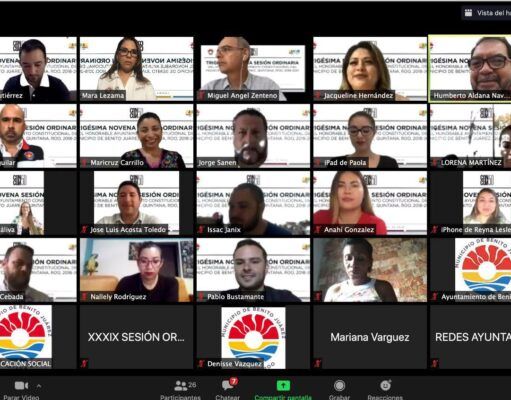 BJ | Durante la Primera Sesión Digital del Cabildo, Mara Lezama hizo un llamado a todos los partidos a estar unidos por Cancún