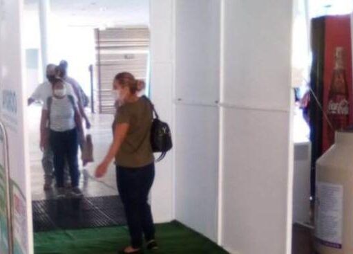 Cozumel | Apiqroo instala túnel sanitizante en muelle de San Miguel. Secretaría Federal de Salud recomendó no usarlos
