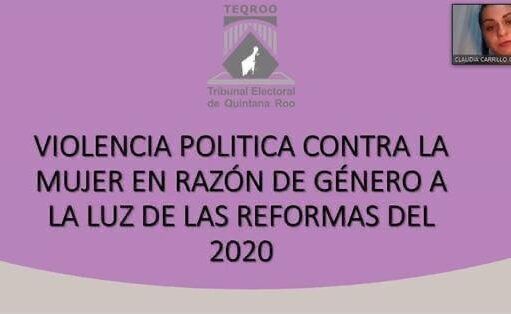 La Magistrada Claudia Carrillo Gasca imparte conferencia virtual a integrantes de la Red Mundial de Jóvenes Políticos
