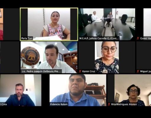 Cozumel | Hasta en sesión virtual, Pedro Joaquín y Perla Tun se vuelven a enfrentar