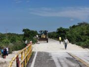 Bacalar | Circulación es reabierta con paso provisional. Comienza recuperación en municipio