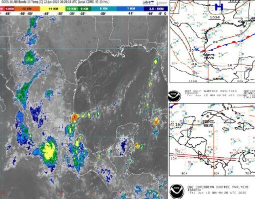 Clima | Aire marítimo en la zona dará a Quintana Roo algunas lluvias aisladas y calor prominente sobre los 34°C