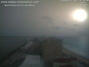 Fotografías | El paso de la nube de polvo del Sahara por Cancún e Isla Mujeres