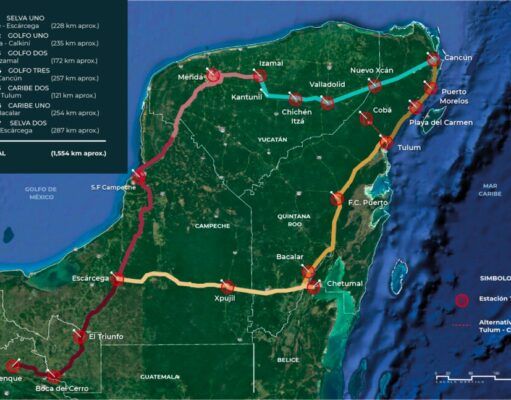 Tren Maya se construirá sobre un camellón de la carretera Cancún-Tulum: Fonatur