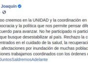 Nacional | Se deslinda Carlos Joaquín de bloque opositor denominado BOA