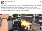 Capella Ibarra va tras incitadores de vandalismo en redes. Ahora las corporaciones policiales debemos mostrar sensibilidad, asegura