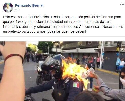Capella Ibarra va tras incitadores de vandalismo en redes. Ahora las corporaciones policiales debemos mostrar sensibilidad, asegura