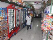Bacalar | Anuncia gobierno que continúan sanitizando los espacios públicos y comercios
