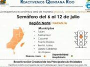 Pese a incremento de casos y muertes, seguirá Chetumal en color naranja