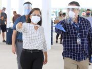 BJ | Vigila gobierno municipal medidas sanitarias en transporte de pasajeros del Aeropuerto de Cancún