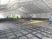 Ante escalada de casos en la zona sur del estado, construyen pabellón COVID en Chetumal