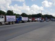 Solidaridad | Volqueteros protestan contra nuevo sindicato. «Son los preferidos por los constructores», aseguran