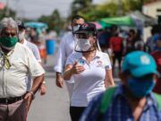 BJ | Verifica Mara Lezama cumplimiento de las medidas establecidas en la operación de los tianguis para evitar rebrotes