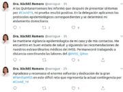 Da positivo a contagio de covid-19 delegada del Instituto Mexicano del Seguro Social, Xóchitl Romero