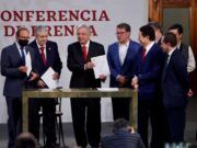 Reforma a pensiones de mexicanos tiene el apoyo de los sectores empresarial y obrero: Amlo
