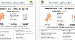 Se mantiene sin cambios semáforo epidemiológico; todo el estado en color naranja
