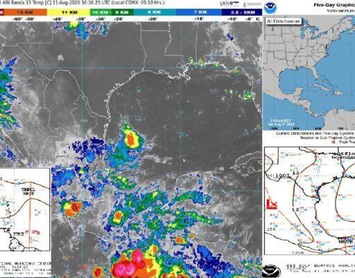 Clima | Onda Tropical y un Sistema de baja presión en el Atlántico provocarán lluvias en Quintana Roo