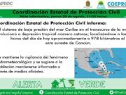 Alerta verde por depresión tropical. Hay 67 refugios listos en la zona urbana y 60 hoteles acreditados como autorrefugios