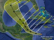 Por depresión tropical evacuan Punta Allen. El fenómeno podría causar estragos en Holbox también