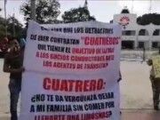 BJ | Choferes de Uber protestan por los actos violentos por parte de “martillos” del sindicato de Taxistas Andrés Quintana Roo