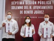 Segundo Informe BJ | «El gigante vive, Cancún está de pie»: Mara Lezama